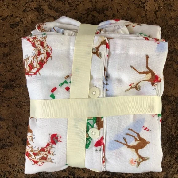 Pottery Barn Christmas pajamas Rudolph size 4 T NWT